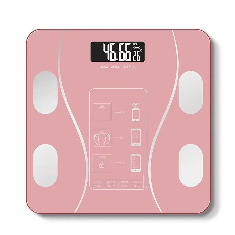 Intelligent Digital Body Scale With Backlit LED Display Screen,Weighing Up To 400 Pounds,Ideal for Weight Management & Fitness