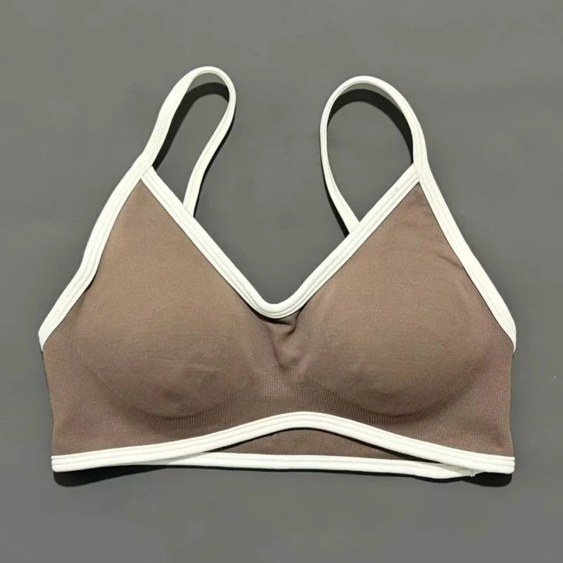 Women Sports Bra Adjustable High Support Gym Clothes Pilates Yoga Top Push-up Running Workout Tank Fitness Underwear