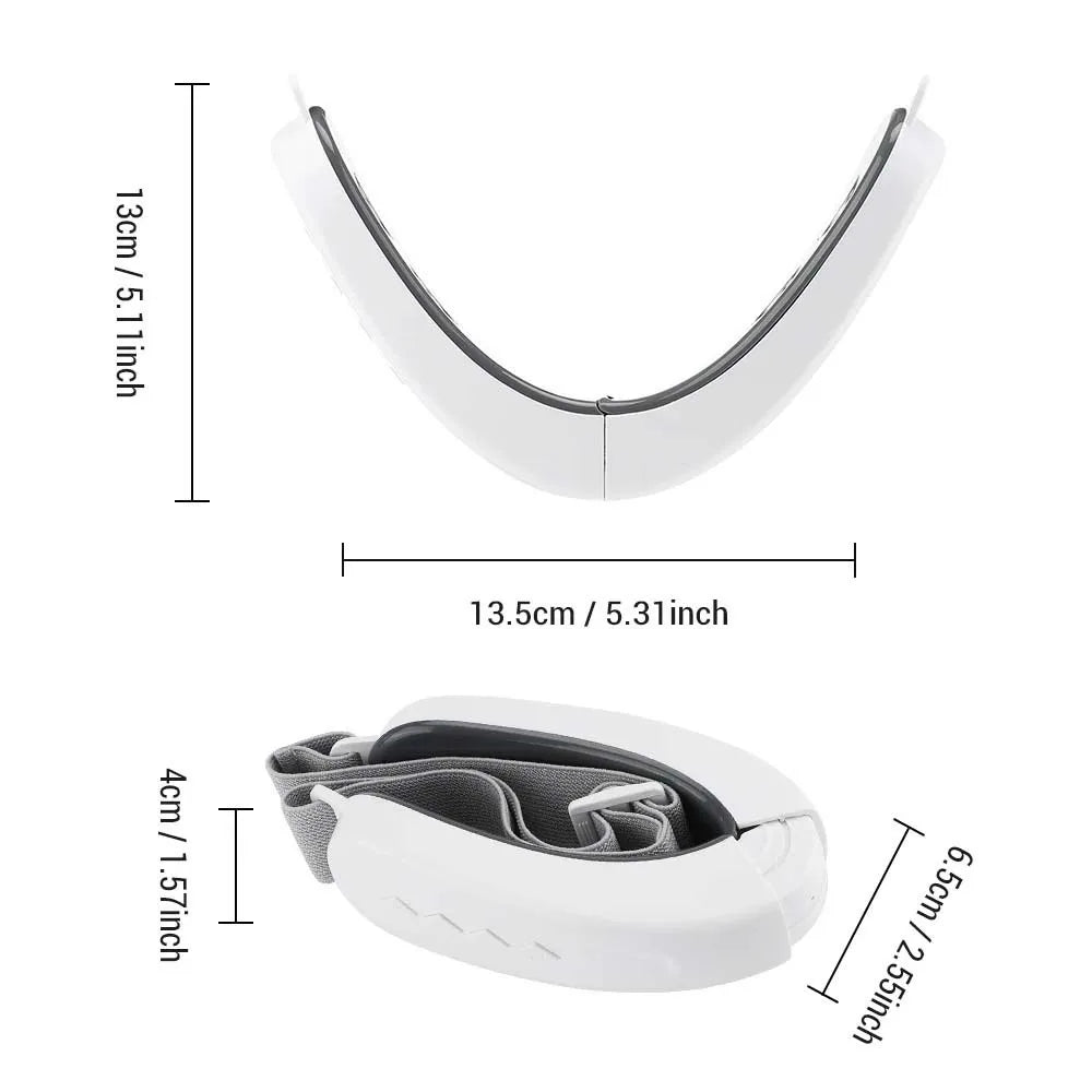 High-Elasticity Electric V-face Device Comfortable Folding Intelligent Facial Massager Elastic Headband Micro-current