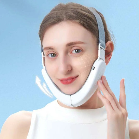 High-Elasticity Electric V-face Device Comfortable Folding Intelligent Facial Massager Elastic Headband Micro-current