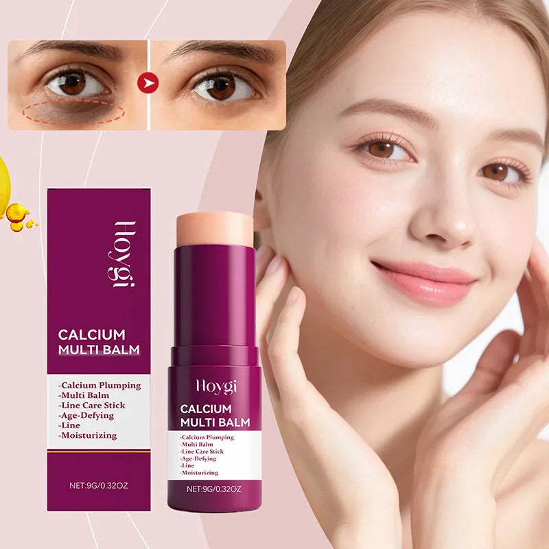 Calcium Volume Multi Balm Korean Skincare Stick Face & Eye Cream Collagen Deep Moisturizing Anti-Wrinkle Suitable for Pre Makeup