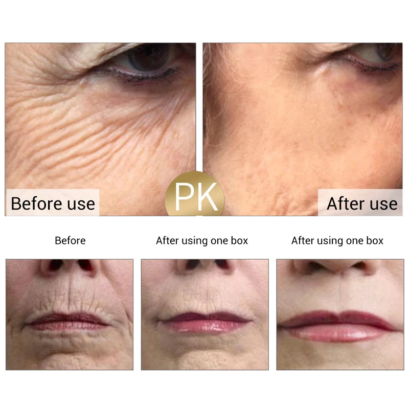 Calcium Volume Multi Balm Korean Skincare Stick Face & Eye Cream Collagen Deep Moisturizing Anti-Wrinkle Suitable for Pre Makeup