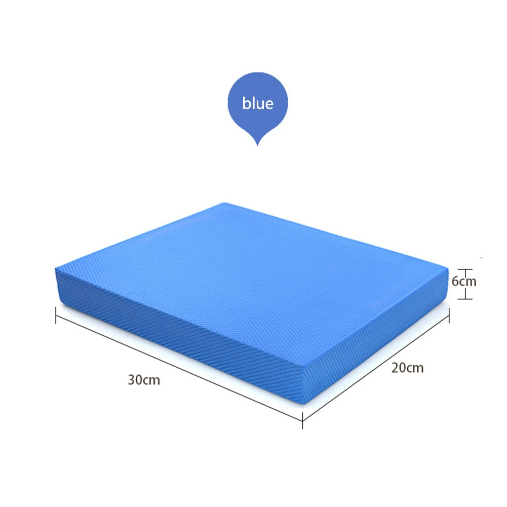 TPE Yoga Mat Soft Balance Pad Cushion Trainer Gym Pilates Block Fitness Knee Pad Thickened Balance Board Supplies